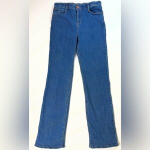 Gloria Vanderbilt Womens Maria Jeans Blue Stretch Straight Leg Jeans Size 10 B-4